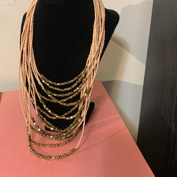 Beautiful multi layered necklace, 18” - Picture 2 of 5